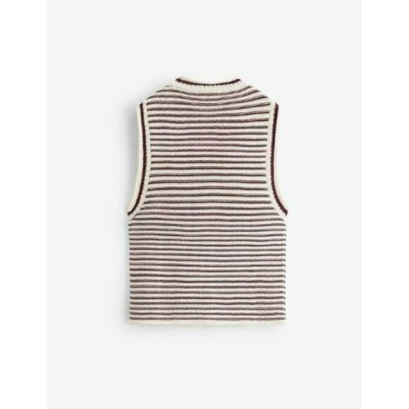 2/$30 Zara Relaxed Crew Neck Vest‎ Size Medium - Picture 13 of 16